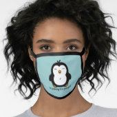 No Poking The Penguin Face Mask (Worn Her)