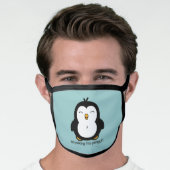 No Poking The Penguin Face Mask (Worn Him)