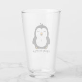 No Poking The Penguin Glass (Back)