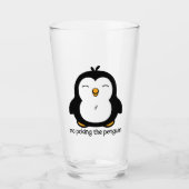 No Poking The Penguin Glass (Front)