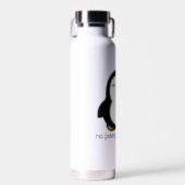 No Poking The Penguin Water Bottle (Front)