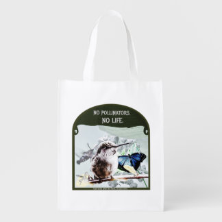 No Pollinators, No Life Grocery Bag