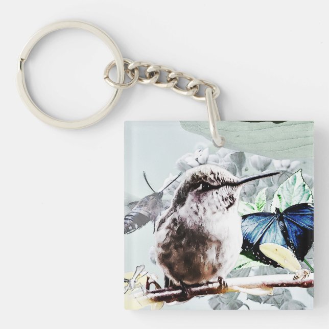 No Pollinators, No Life Keychain (Front)
