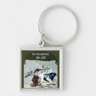 No Pollinators, No Life Keychain