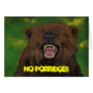No Porridge!! Cards