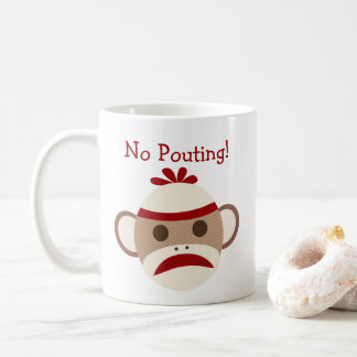 No Pouting Meme Sock Monkey Mug