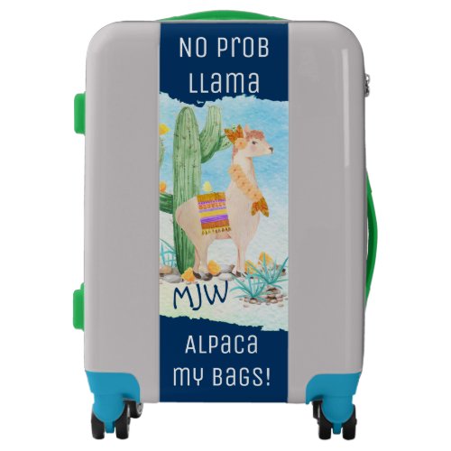 No Prob Llama Alpaca My Bags Custom Kids Carry On