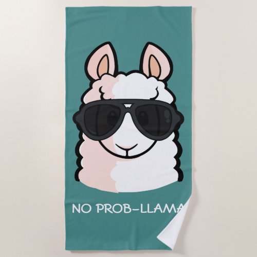 No Prob_Llama Beach Towel