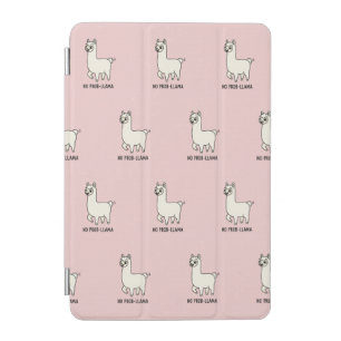 "No Prob-Llama" Cute Llama Doodle - Chill Vibe iPad Mini Cover