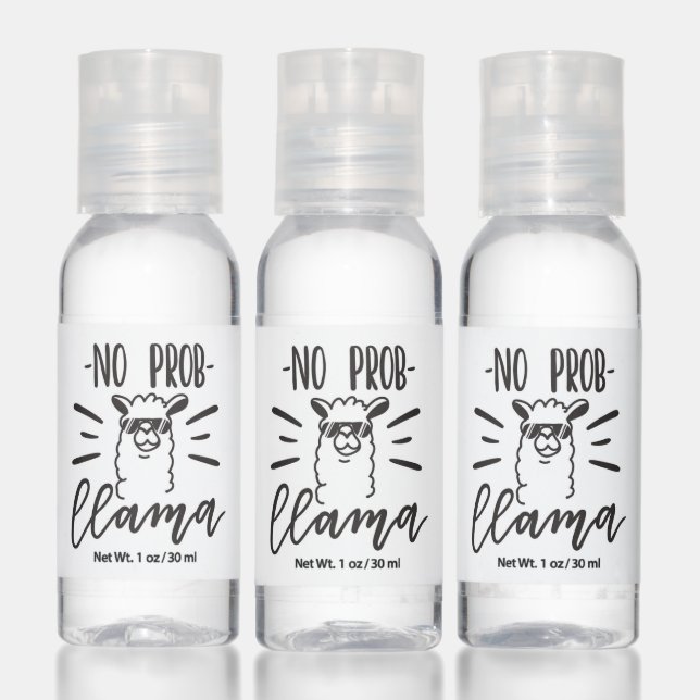 No Prob Llama Design Hand Sanitizer (Set)