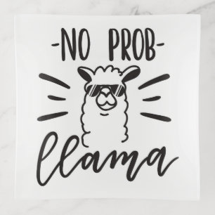 No Prob Llama Design Trinket Tray