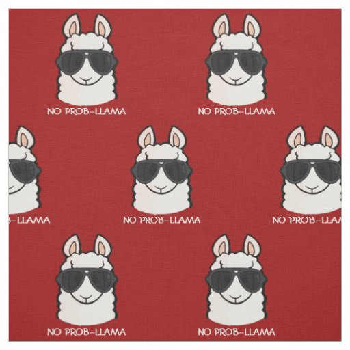 No Prob-Llama Fabric
