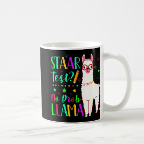 No Prob Llama Funny Teacher Exam Testing Test Day  Coffee Mug