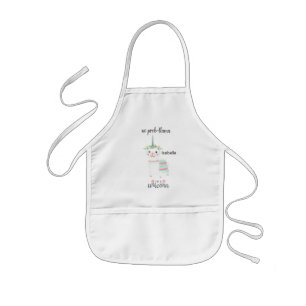 No Prob-Llama 🦙 - I'm A Unicorn 🦄 Kids' Apron