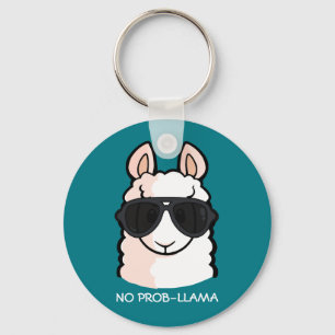 No Prob-Llama Keychain