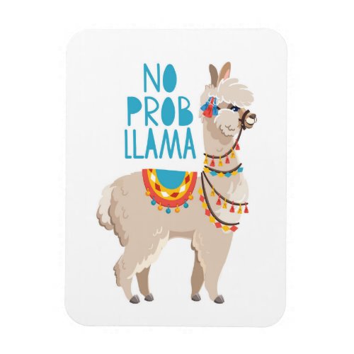 No Prob Llama Magnet