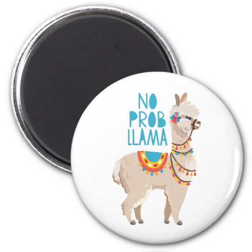 No Prob Llama Magnet