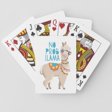 No Prob Llama Playing Cards