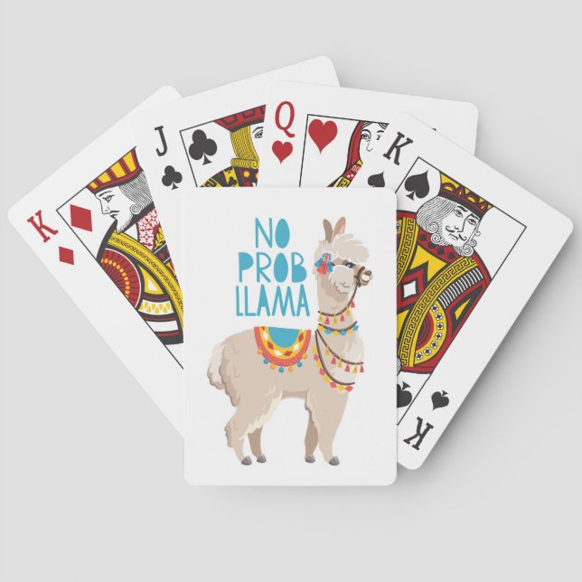 No Prob Llama Poker Cards (Back)