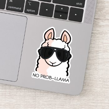No Prob-llama Sticker by YamPuff at Zazzle