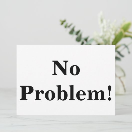 No Problem (Standing Front)