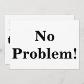 No Problem (Front/Back)