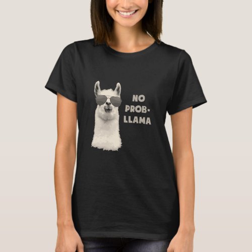 No Problem Llama  T_Shirt