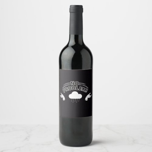 NO PROBLEM WINE LABEL