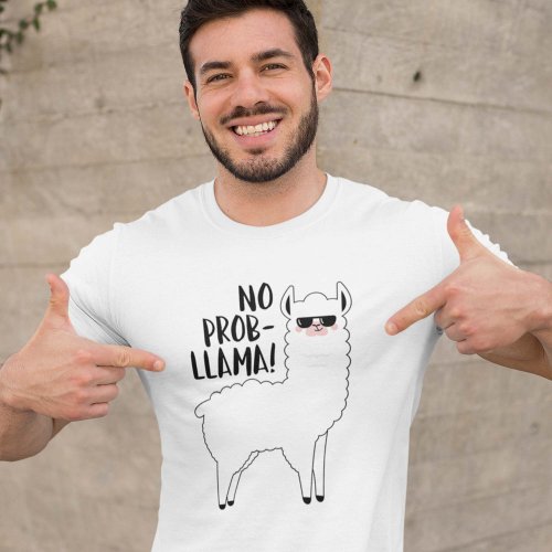 No Probllama T_Shirt