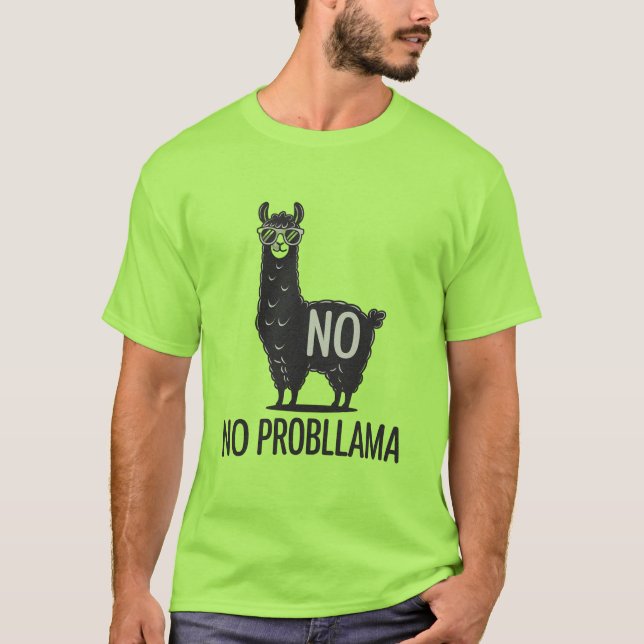 No Probllama T-Shirt (Front)