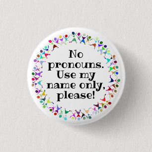 No Pronouns/Name Only in Human Figures Circle Button