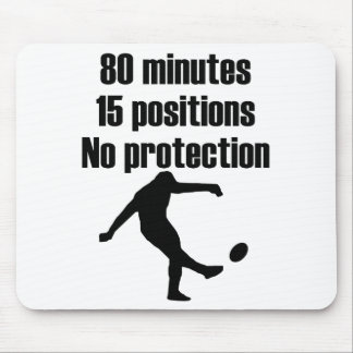 No Protection Rugby Mouse Pad