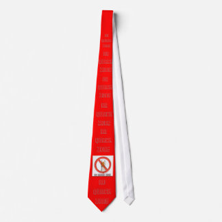 No Quack Zone Tie