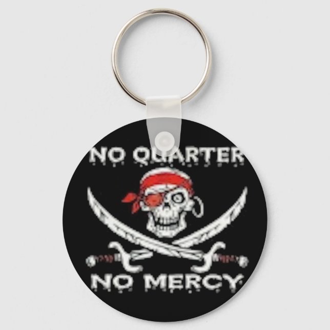 NO QUARTER NO MERCY KEYCHAIN (Front)