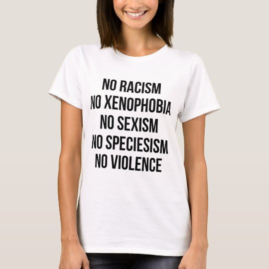 no homophobia no violence shirt