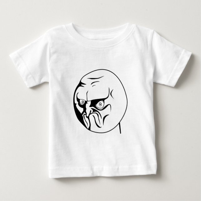NO! Rage Comic Internet Meme Baby T-Shirt (Front)