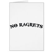No Ragrets Mispelled Regrets Tattoo (Front)