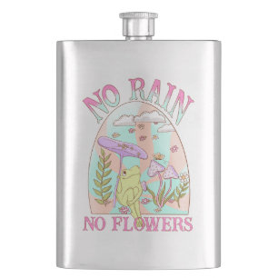No Rain, No Flowers   Inspiring Floral & Mushroom Flask
