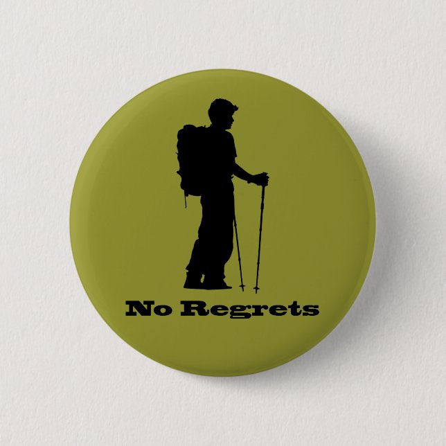 No Regrets Button (Front)