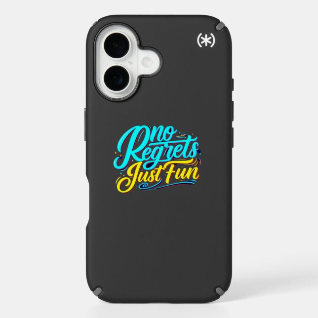 No Regrets, Just Fun Speck iPhone Case (Front)