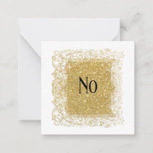 *~*  NO  Relationship AP63 Flat Note Card
