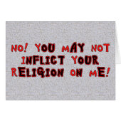 No Religion (Front Horizontal)