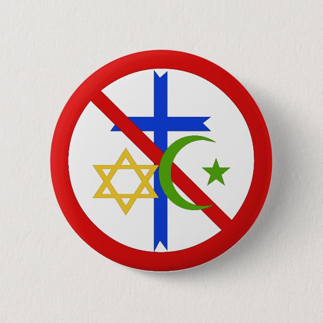 No Religion Button (Front)