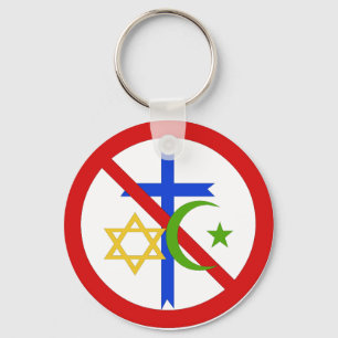 No Religion Keychain