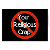 No Religious Crap (Front Horizontal)