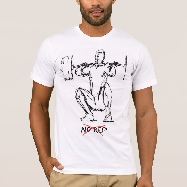 No Rep T-shirt, Crossfit, T-Shirt (Front)