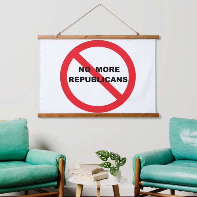 NO Repugs Hanging Tapestry (Living Room)