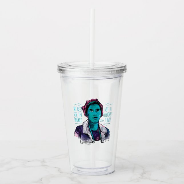 No Rest For The Wicked Acrylic Tumbler (Front)