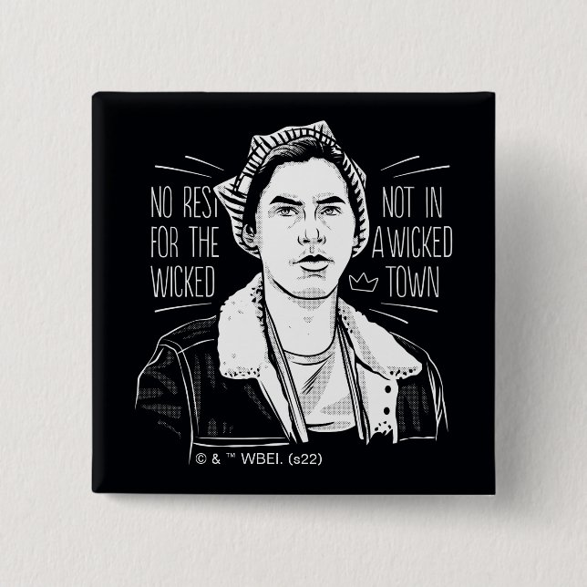 No Rest For The Wicked Button (Front)