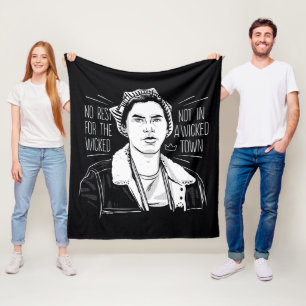 No Rest For The Wicked Fleece Blanket